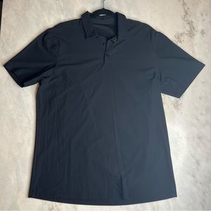Lululemon Men’s Black Polo Size Large